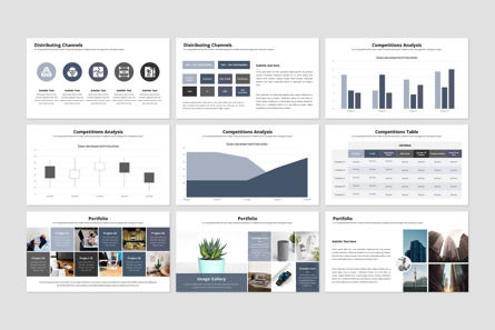 Pitch Deck PowerPoint Presentation Template, Diapositive 6, 10075, Business — PoweredTemplate.com