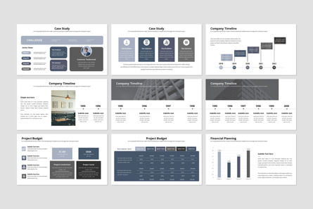 Pitch Deck PowerPoint Presentation Template, Diapositiva 9, 10075, Negocios — PoweredTemplate.com