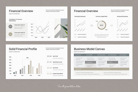 Annual Report Presentation Template, Slide 4, 10079, Business — PoweredTemplate.com