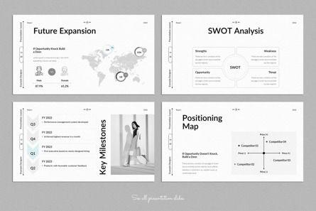 Modern Annual Report Presentation Template, Diapositive 5, 10082, Business — PoweredTemplate.com