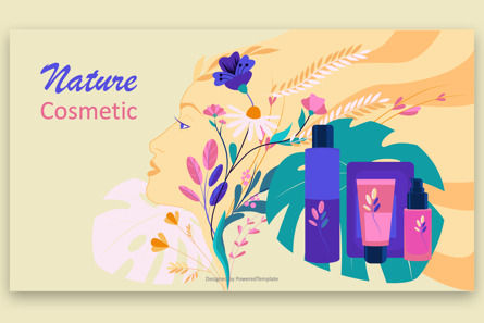 Natural Cosmetic Presentation Slide, 10085, Careers/Industry — PoweredTemplate.com