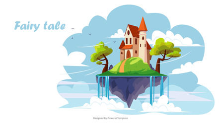 Air Castle Fairytale Presentation Slide, Deslizar 2, 10090, Art & Entertainment — PoweredTemplate.com