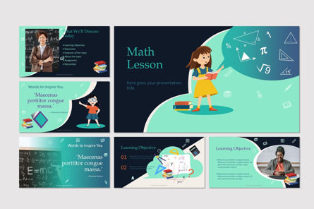 Math Lesson, Slide 4, 10091, Education & Training — PoweredTemplate.com