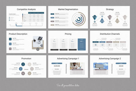 Marketing Campaign Presentation Template, Slide 3, 10097, Business — PoweredTemplate.com