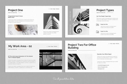Architecture Portfolio Presentation Template, Slide 4, 10099, Bisnis — PoweredTemplate.com