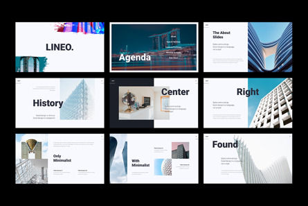 LINEO - Minimal Animated Google Slide Template, Diapositive 2, 10104, Business — PoweredTemplate.com