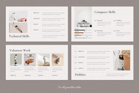 CV Resume Keynote Presentation Template, Diapositive 4, 10112, Mensen — PoweredTemplate.com