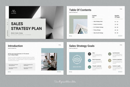 Sales Strategy Plan PowerPoint Presentation Template, Diapositiva 2, 10116, Negocios — PoweredTemplate.com