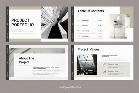 Project Achievement Portfolio PowerPoint Presentation Template, Slide 2, 10117, Business — PoweredTemplate.com