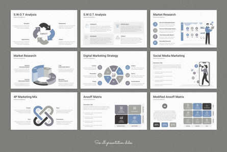 Marketing Plan Google Slides Presentation Template, Slide 4, 10127, Business — PoweredTemplate.com