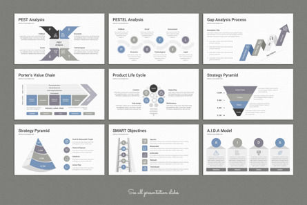 Marketing Plan Keynote Presentation Template, Slide 5, 10128, Business — PoweredTemplate.com