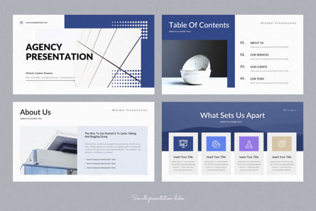 Agency Presentation Template, Dia 2, 10156, Bedrijf — PoweredTemplate.com