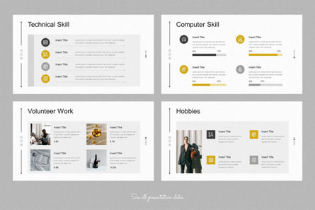 CV Presentation Template, Slide 4, 10157, Lavoro — PoweredTemplate.com