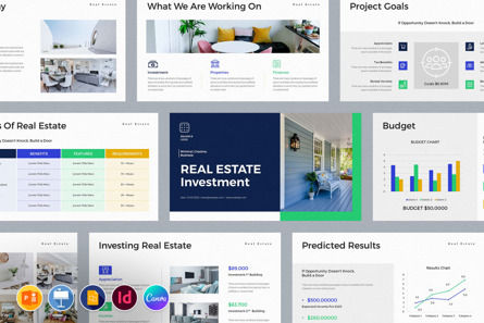 Real Estate Investment Presentation Template, 10174, Business — PoweredTemplate.com