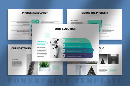 Promax-Infographic Business PowerPoint Presentation Template, Diapositiva 12, 10175, Negocios — PoweredTemplate.com