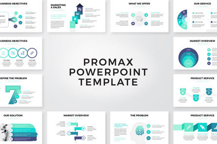 Promax-Infographic Business PowerPoint Presentation Template, 슬라이드 3, 10175, 비즈니스 — PoweredTemplate.com