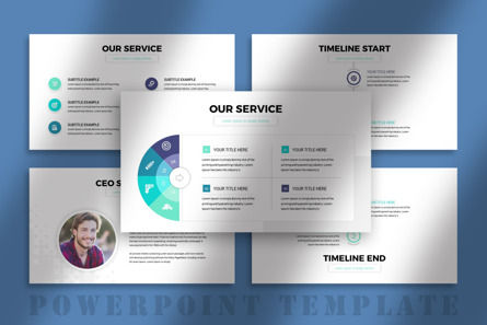 Promax-Infographic Business PowerPoint Presentation Template, スライド 8, 10175, ビジネス — PoweredTemplate.com