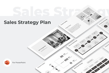 Sales Strategy Plan PowerPoint, 10183, Business — PoweredTemplate.com