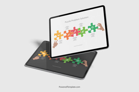 Animated Puzzle Problem Solution, Kostenlos Google Slides Thema, 10185, Infografiken — PoweredTemplate.com