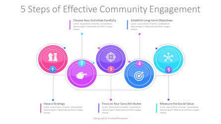 5 Steps of Effective Community Engagement, Folie 2, 10190, Business Konzepte — PoweredTemplate.com