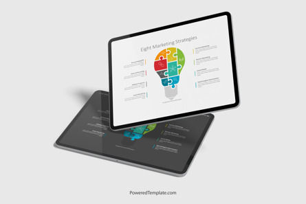 Eight Marketing Strategies, 10191, Business Concepts — PoweredTemplate.com