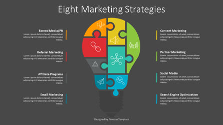 Eight Marketing Strategies, Slide 3, 10191, Business Concepts — PoweredTemplate.com