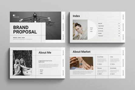 Brand Proposal Presentation Template, Diapositiva 2, 10202, Negocios — PoweredTemplate.com