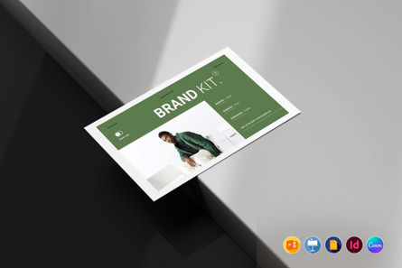 Brand Kit Presentation Template, スライド 5, 10209, ビジネス — PoweredTemplate.com