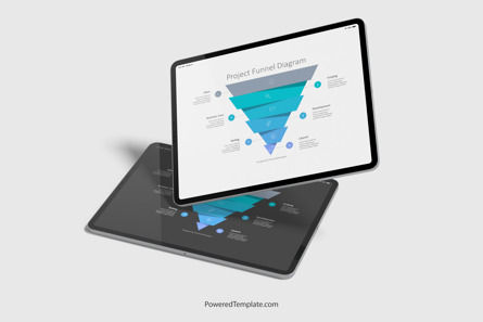 Project Funnel Diagram, Gratuit Theme Google Slides, 10217, Modèles commerciaux — PoweredTemplate.com