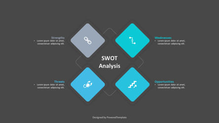 SWOT Analysis Template, Dia 3, 10228, Businessmodellen — PoweredTemplate.com