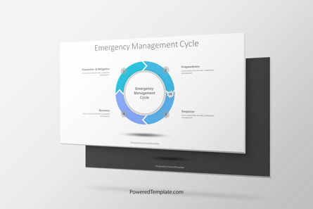 Emergency Management Cycle, Gratuit Theme Google Slides, 10236, Concepts commerciaux — PoweredTemplate.com