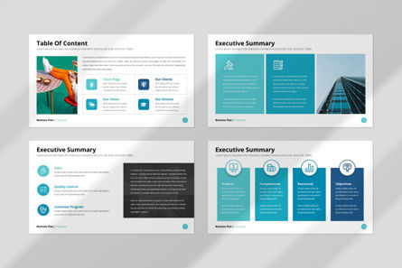 Business Plan Presentation Template, Slide 4, 10237, Business — PoweredTemplate.com