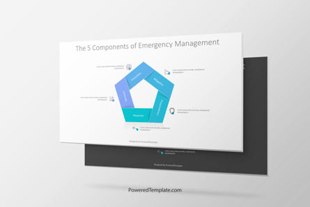 The 5 Components of Emergency Management, Gratuit Theme Google Slides, 10238, Modèles commerciaux — PoweredTemplate.com