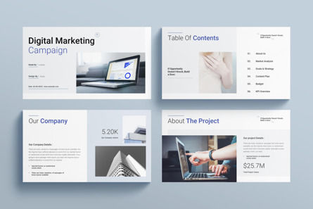 Digital Marketing Campaign Presentation Template, Diapositive 2, 10242, Business — PoweredTemplate.com