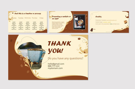 Coffee Time Presentation Template, Slide 3, 10248, Food & Beverage — PoweredTemplate.com