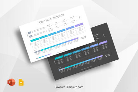Case Study Presentation Slide, 10256, ビジネスモデル — PoweredTemplate.com