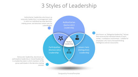 3 Styles of Leadership, Slide 2, 10266, Business Models — PoweredTemplate.com