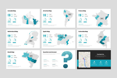Business Plan Infographic PowerPoint Template, Slide 15, 10270, Bisnis — PoweredTemplate.com