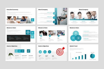 Business Plan Infographic PowerPoint Template, Slide 3, 10270, Bisnis — PoweredTemplate.com