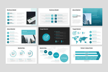 Business Plan Infographic PowerPoint Template, Slide 5, 10270, Bisnis — PoweredTemplate.com