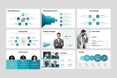 Business Plan Infographic PowerPoint Template, Slide 8, 10270, Business — PoweredTemplate.com
