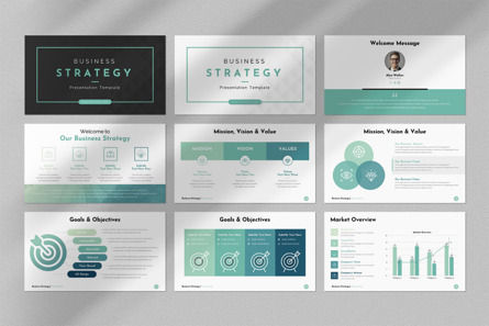 Business Strategy PowerPoint Template, Slide 2, 10281, Business — PoweredTemplate.com