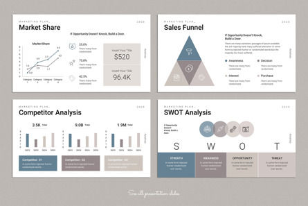Marketing Plan Presentation Template, Slide 4, 10284, Business — PoweredTemplate.com
