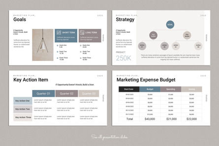 Marketing Plan Presentation Template, Slide 5, 10284, Business — PoweredTemplate.com