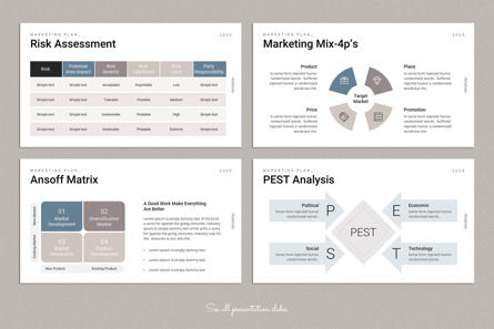 Marketing Plan Presentation Template, スライド 6, 10284, ビジネス — PoweredTemplate.com