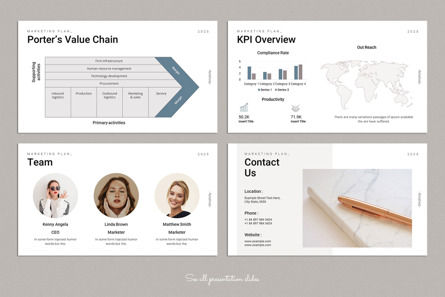 Marketing Plan Presentation Template, Diapositiva 7, 10284, Negocios — PoweredTemplate.com