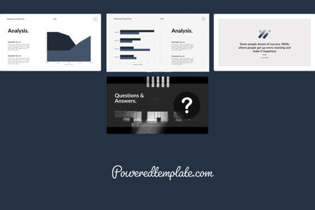 Minimal Color PowerPoint Presentation Template, Deslizar 4, 10287, Negócios — PoweredTemplate.com