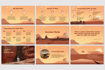 Planet Mars Presentation, Slide 3, 10292, Education & Training — PoweredTemplate.com