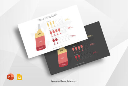 Wine Infographic, 10294, Agriculture — PoweredTemplate.com