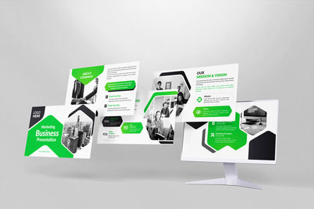Creative and Modern Business Presentation Slides Template, Slide 2, 10296, Bisnis — PoweredTemplate.com